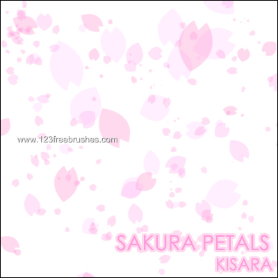 Sakura Petals | Free Brushes Adobe Photoshop | 123Freebrushes