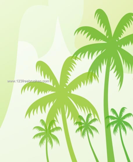 coconut tree photoshop brush free download
