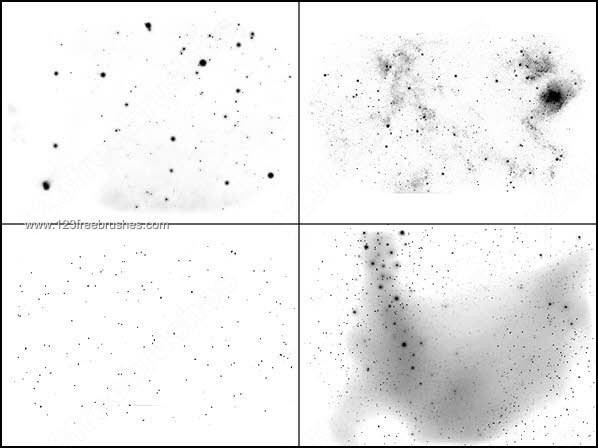 Galaxy Stars Brushes Photoshop | Photoshop Free Brushes | 123Freebrushes