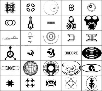 Photoshop Brushes Tech Lines and Swirls