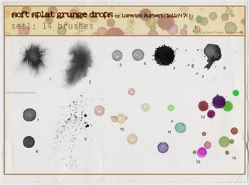 Soft Splat Grunge and Drops