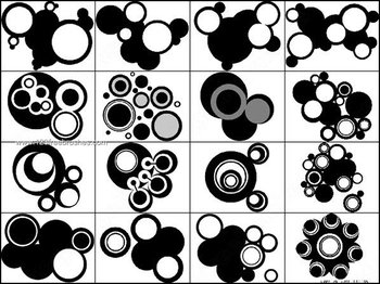 Vector Circle Brushes for Photoshop 7