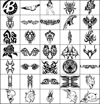 Tribal Tattoo Brushes Photoshop